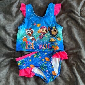 Nickelodeon Paw Patrol 2-piece girls swimming suit